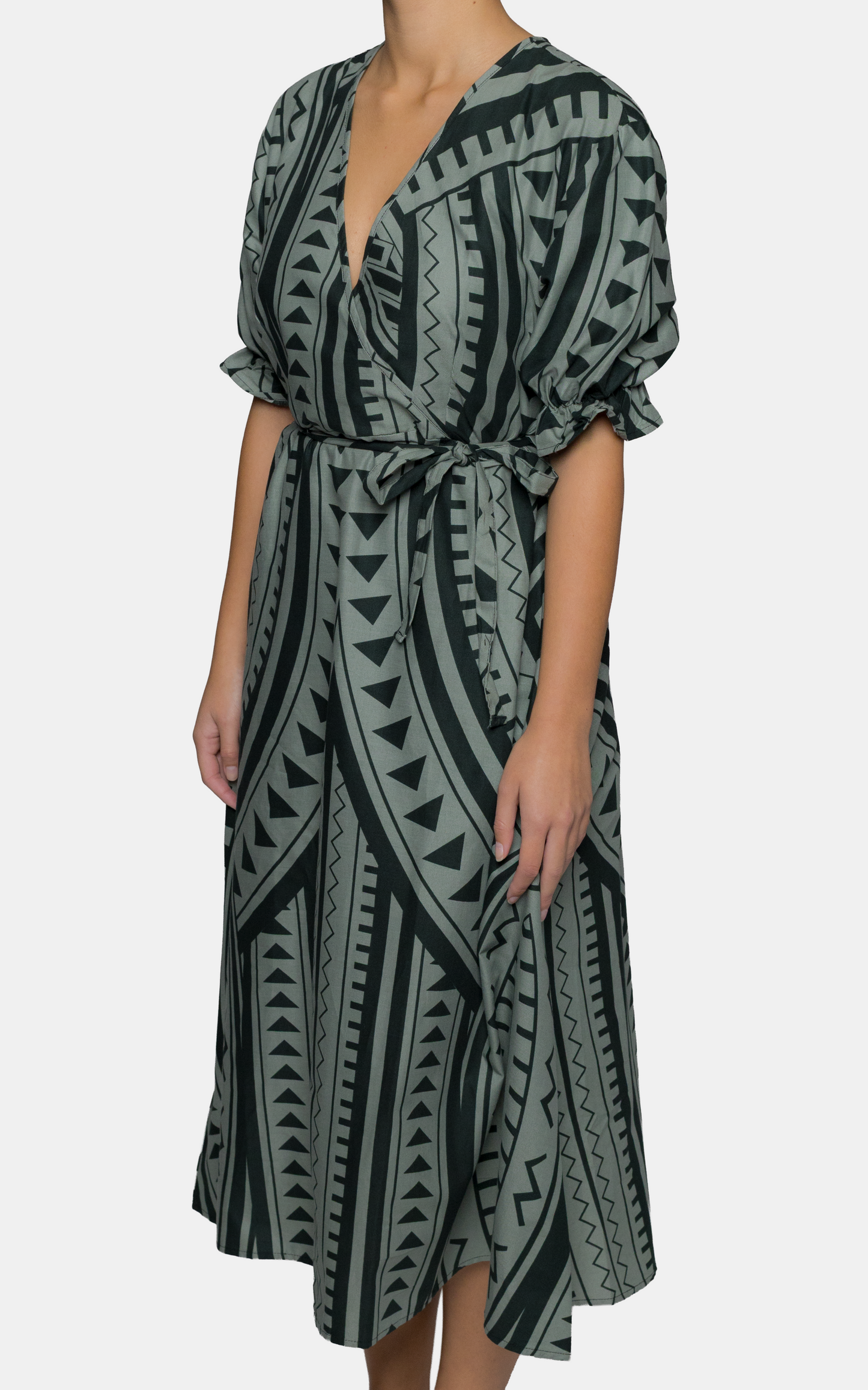 EP LADIES JULIA MAXI DRESS VISA GREEN