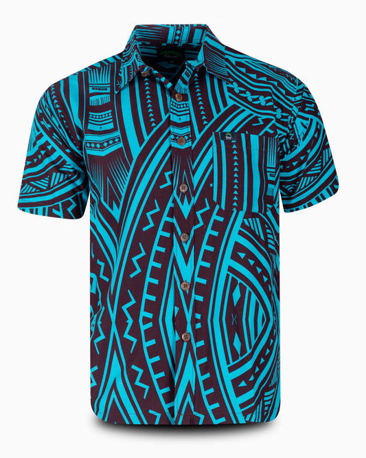EP MN ELEI SHIRT S/S ROOKIE BLUE