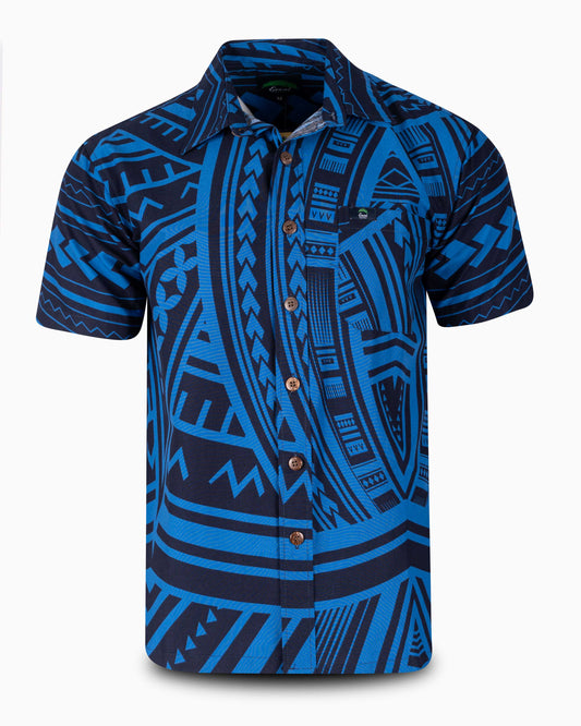 EP MN ELEI SHIRT S/S BOBA NAVY