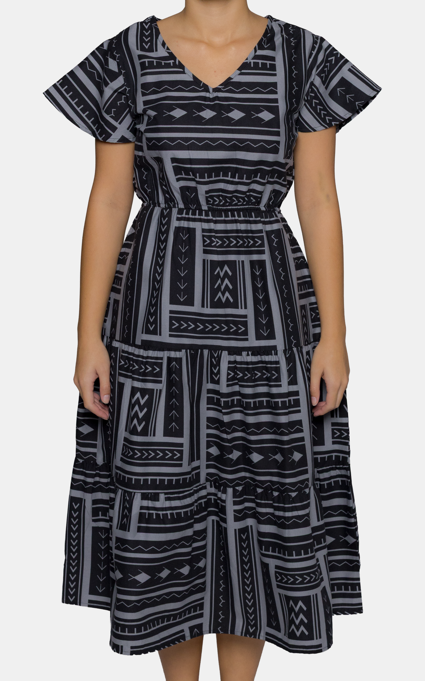 EP LADIES LEILANI DRESS LICORICE BLACK