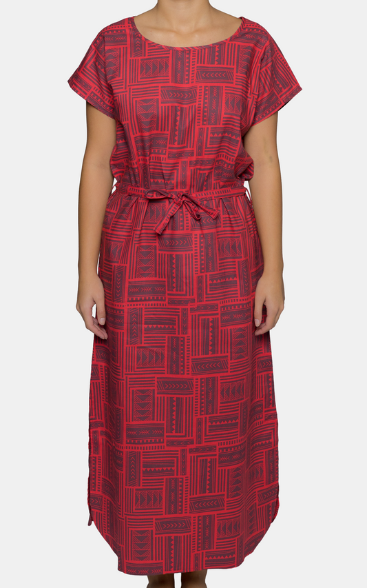 EP LADIES KENDALL MAXI DRESS ARTISAN RED