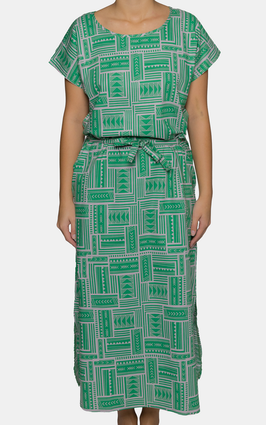 EP LADIES KENDALL MAXI DRESS GREEN BRIE