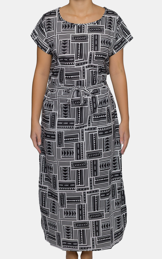 EP LADIES KENDALL MAXI DRESS BLACK TRUFFLES