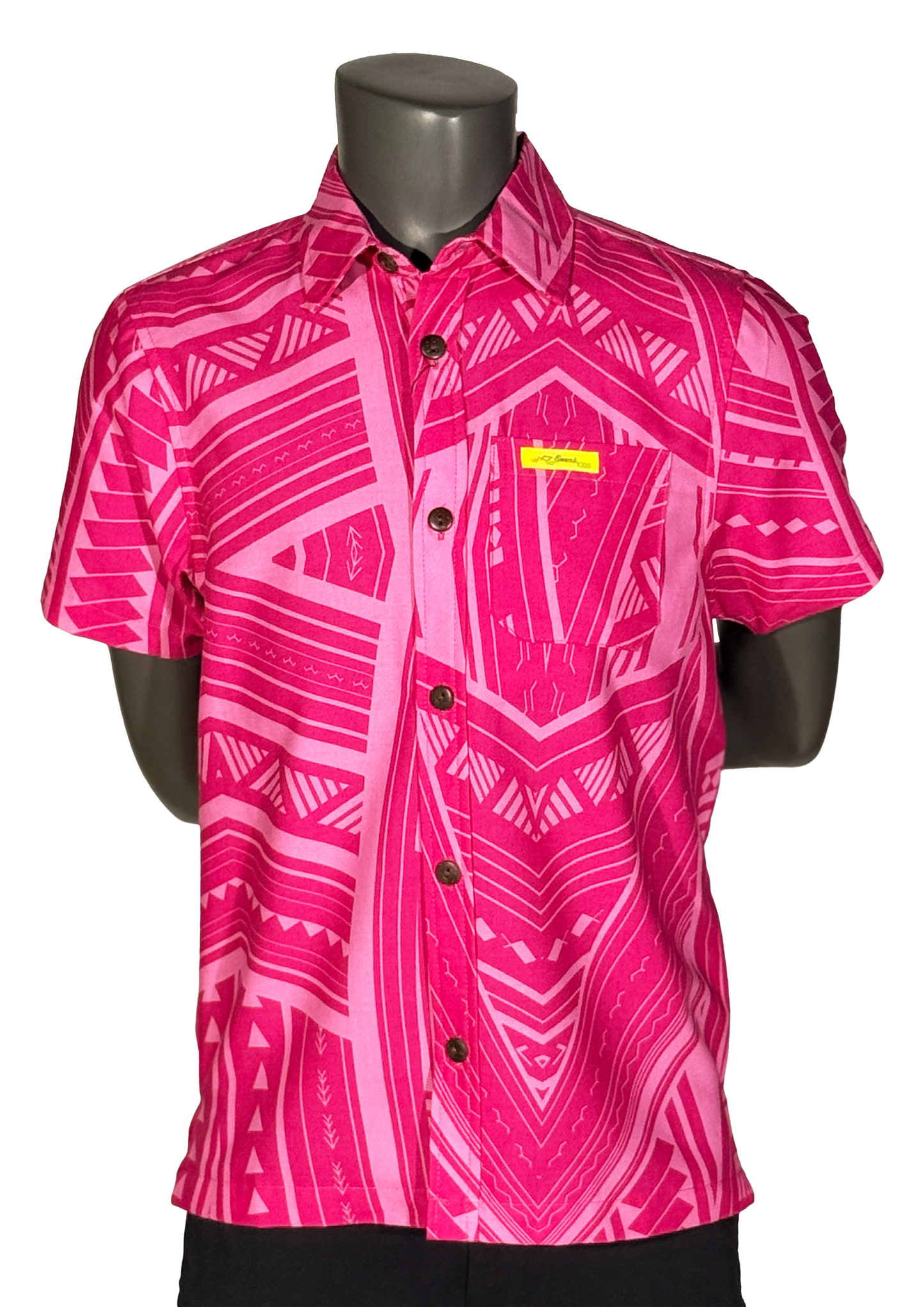 Eveni Pacific Boys Classic Elei Shirt - Seaside Spell Pink