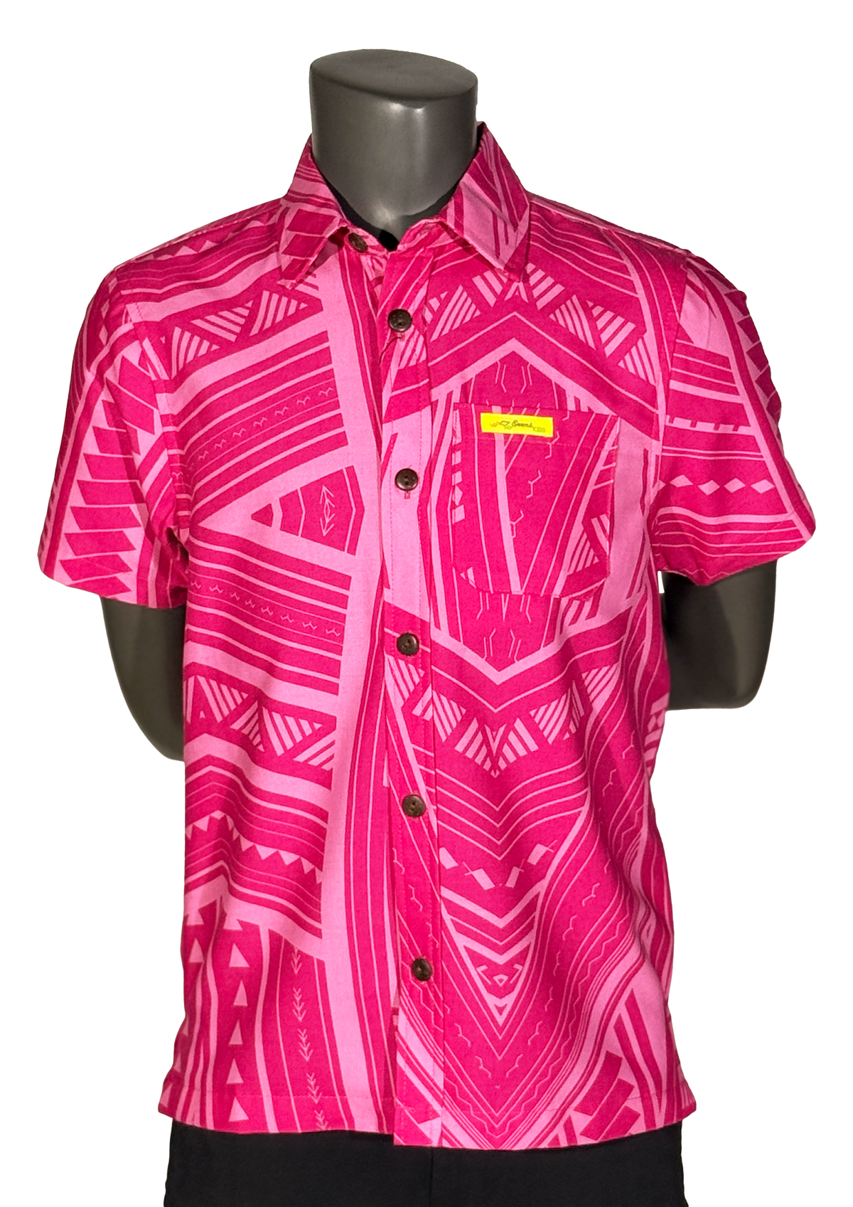 Eveni Pacific Boys Classic Elei Shirt - Seaside Spell Pink