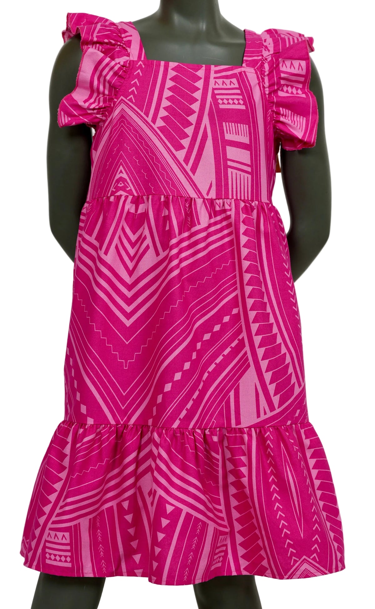Eveni Kids Girls Amia Dress - Seaside Spell Pink