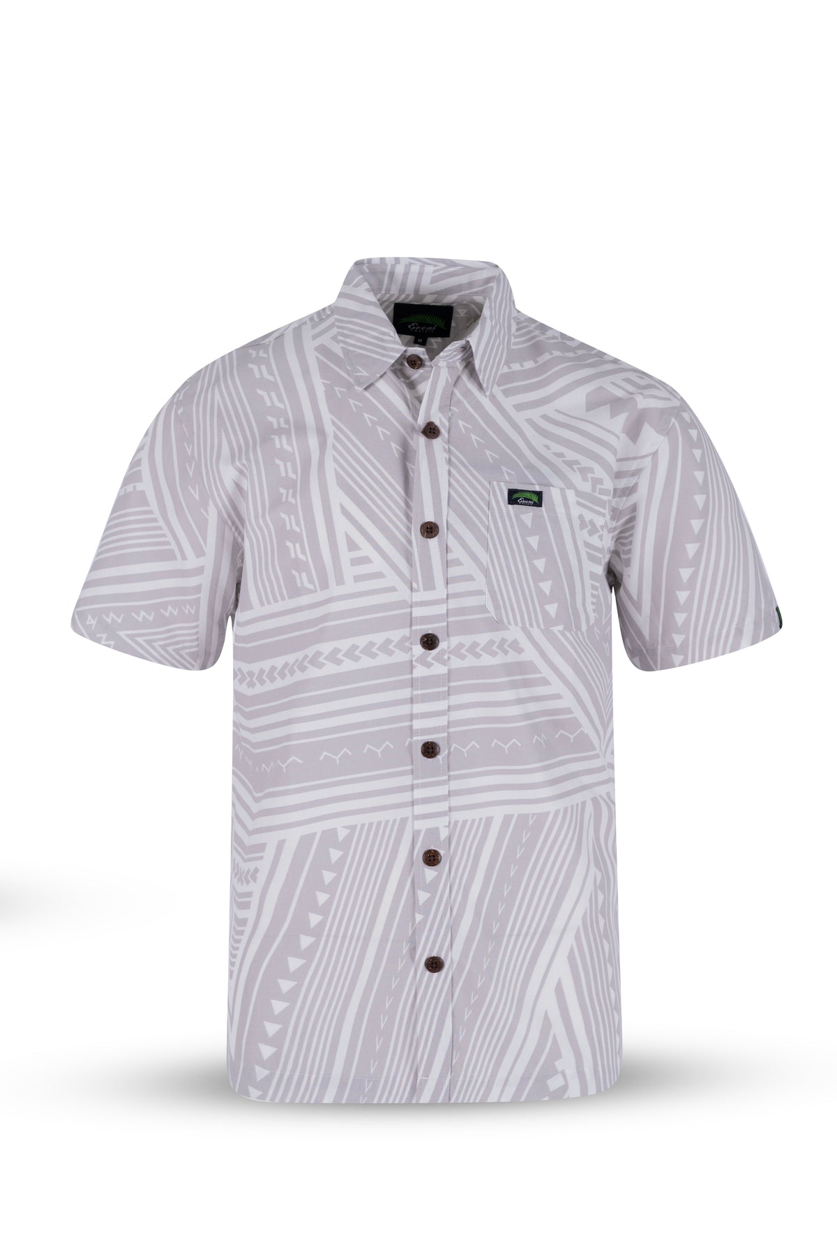 Eveni Pacific Men's Classic Elei Shirt - Tommy White