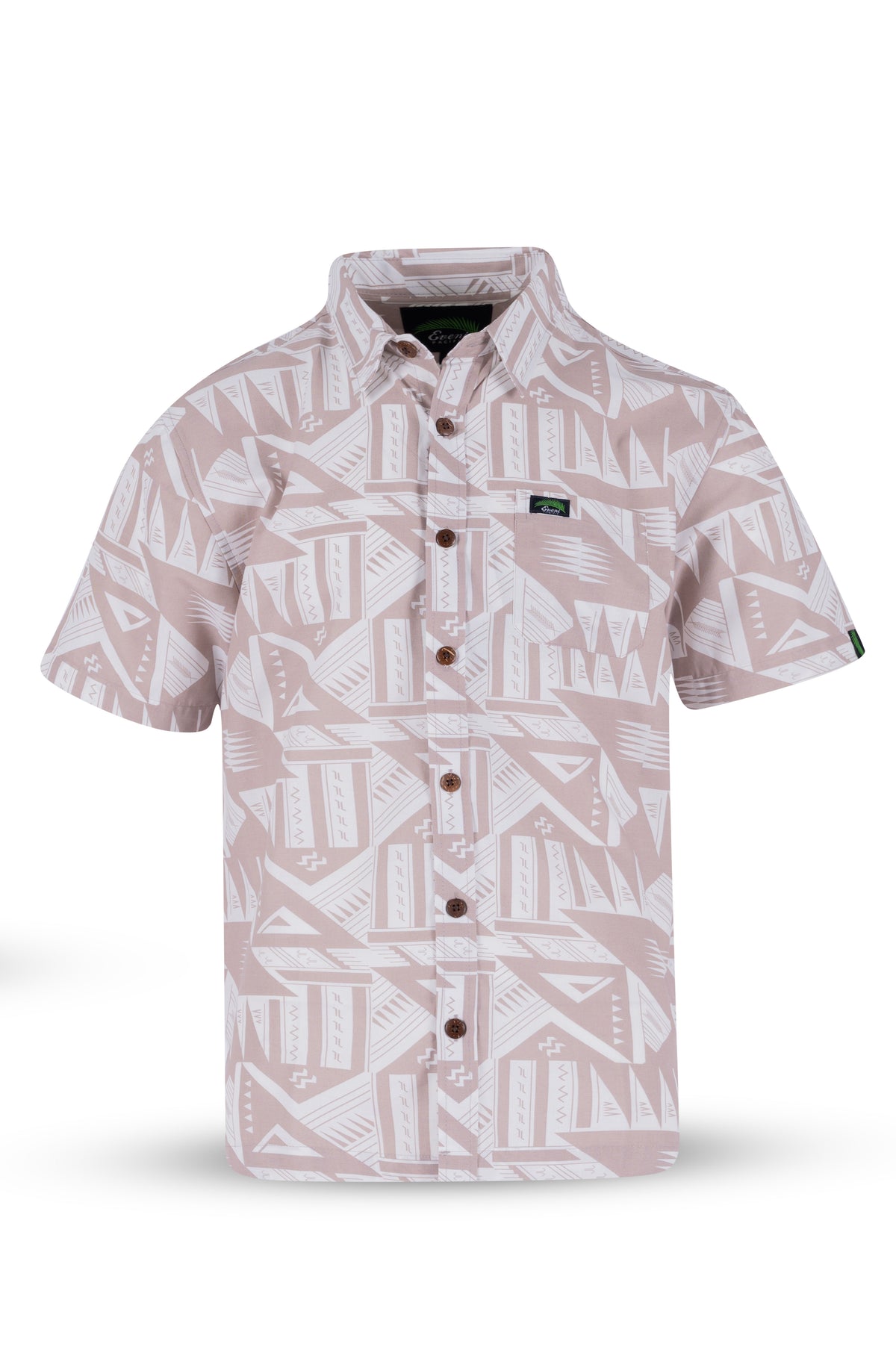 Eveni Pacific Men's Classic Elei Shirt - Atlas White