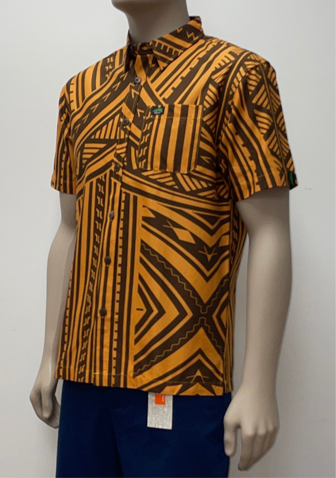 Eveni Pacific Men's Classic Elei Shirt - Stevenson Cocoa