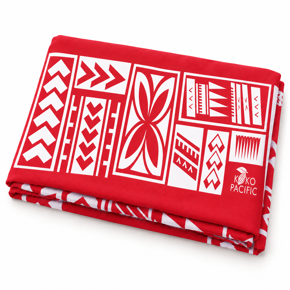 KokoPacific Sarong - Talanoa Red