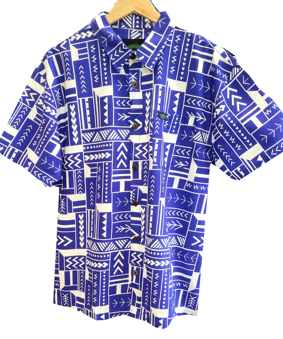 EVENI PACIFIC MENS CLASSIC SHIRT SS -GALA ROYALE