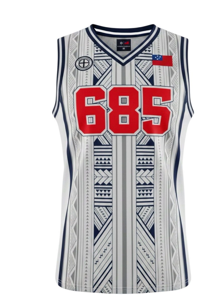 MKS Men's Basketball Jersey 1 Regal White
