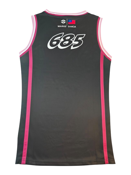 MKS Boys Basketball Jersey 34 Victory Charcoal
