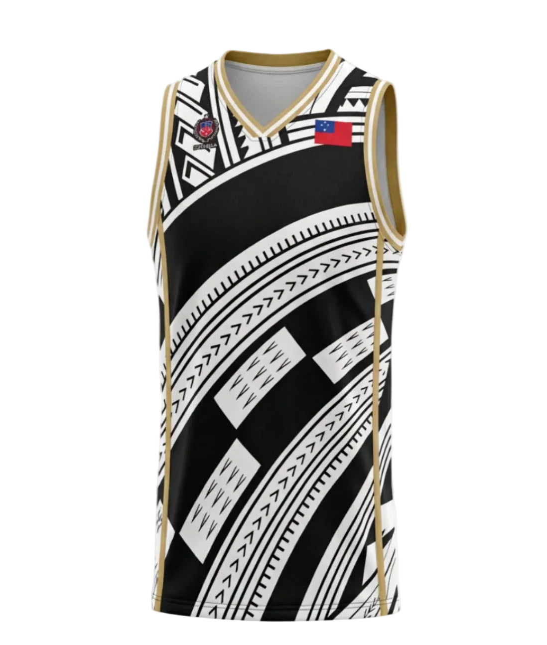 Toa Samoa Men's Basketball Jersey 6 - White