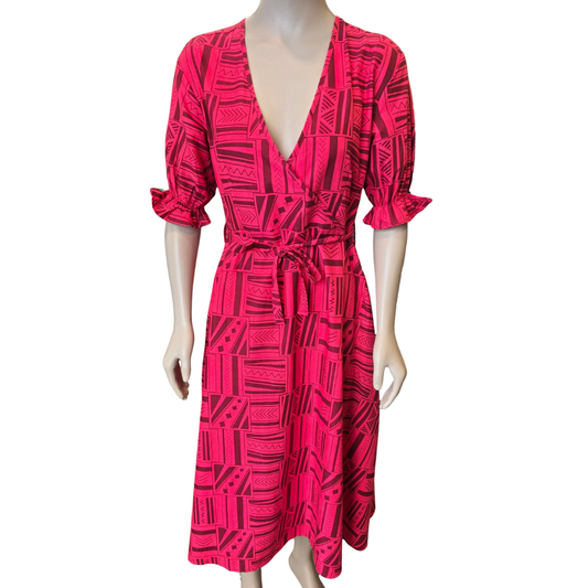 Eveni Pacific Ladies Julia Maxi Dress - Lipstick Palm Red