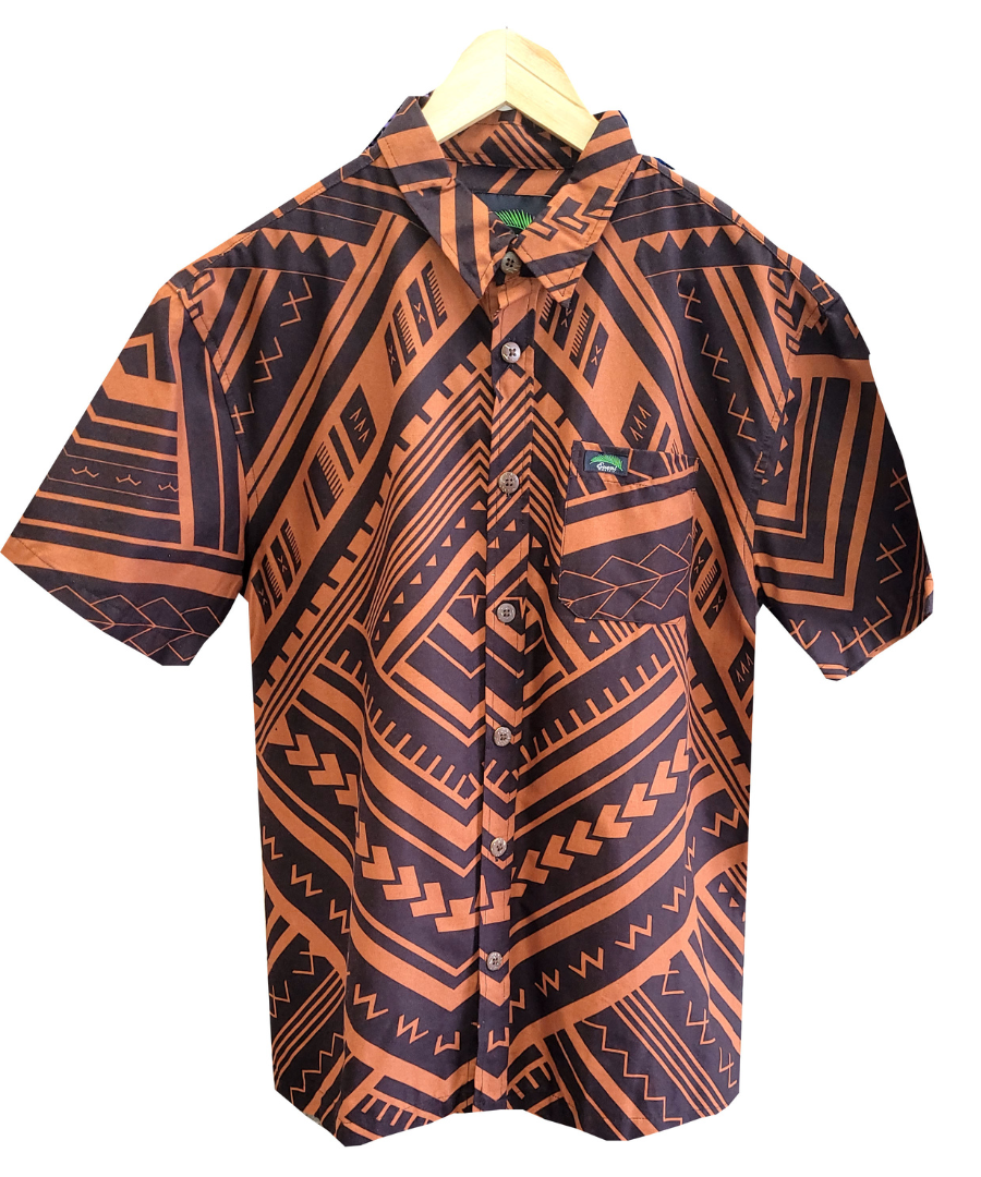 EVENI PACIFIC MENS CLASSIC SHIRT SS -KALALA KAVA