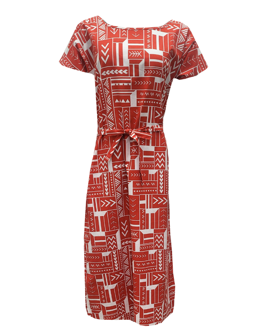 EP LADIES KENDALL MAXI DRESS - ONOMEA RED