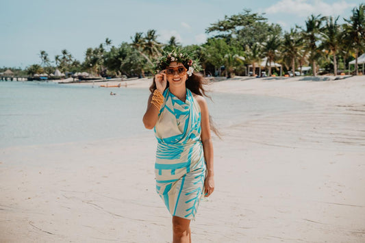 Koko Pacific Sarong Reef Aqua
