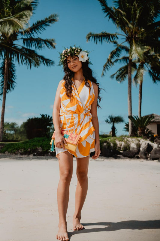 Koko Pacific Sarong Rising Yellow