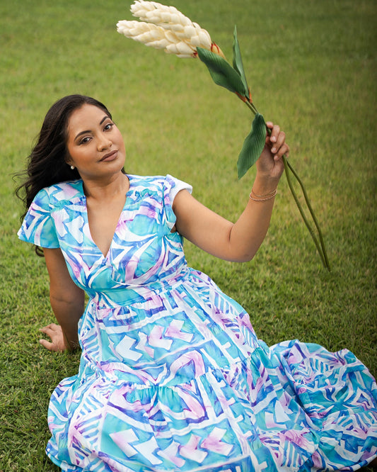 KP LD DRESS AVERY TIDEWATER TONES
