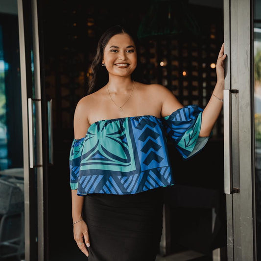 KP LADIES OFF SHOULDER TOP MANONO