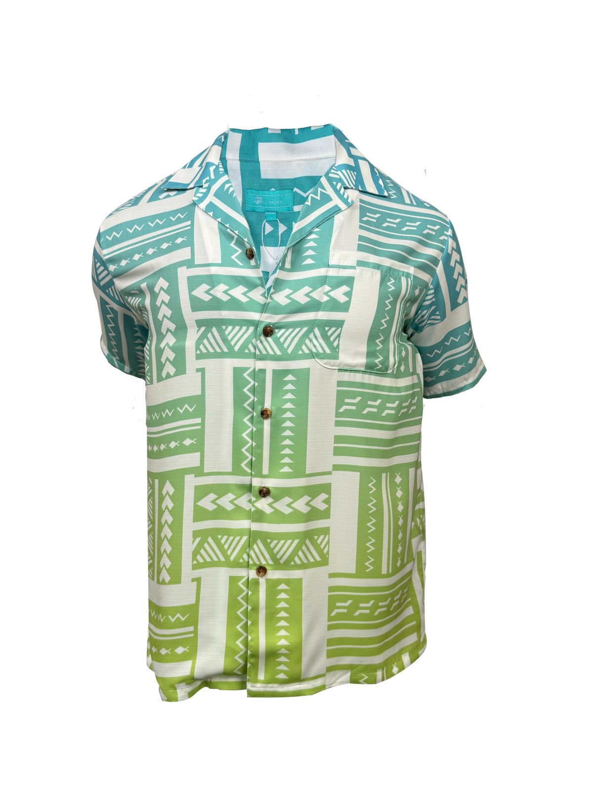 Koko Pacific Mens Shirt Uluaki - Seaside Hues