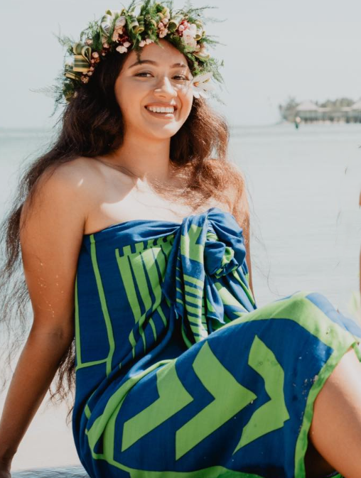 Koko Pacific Sarong Neon Green