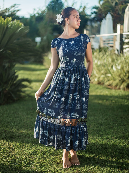 Koko Pacific Ladies Marina Dress - Seaside Blue