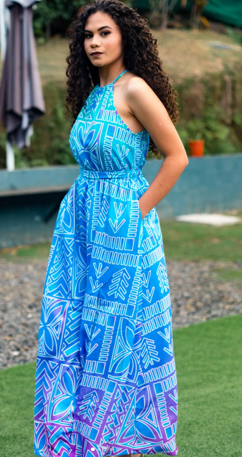 Koko Pacific Ladies Dress Seabreeze
