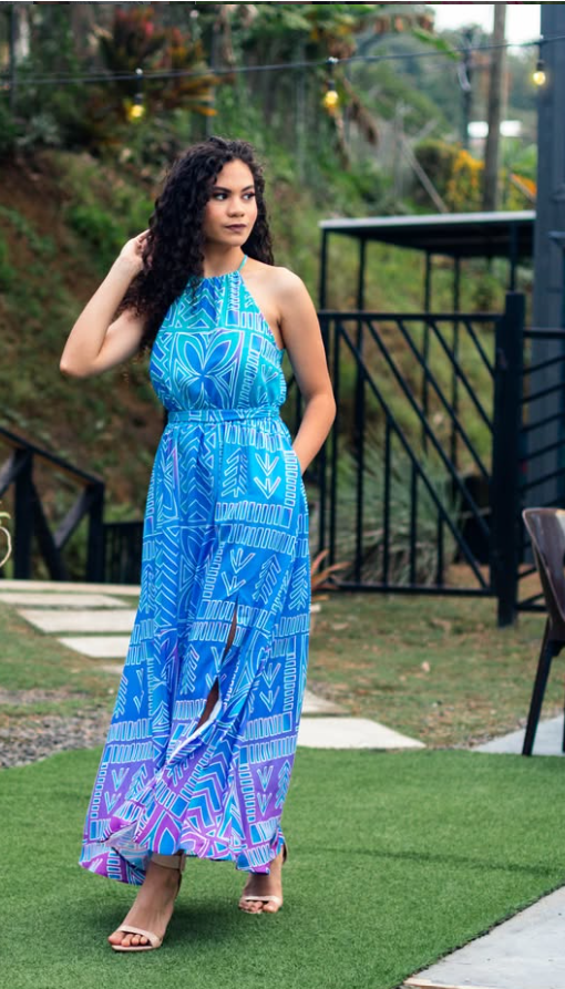 Koko Pacific Ladies Dress Seabreeze