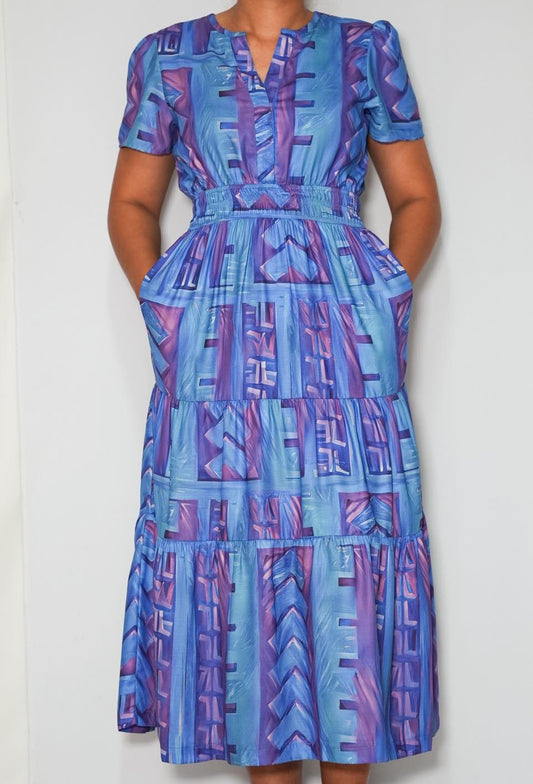 KP LD Dress Lisi Sea Breeze