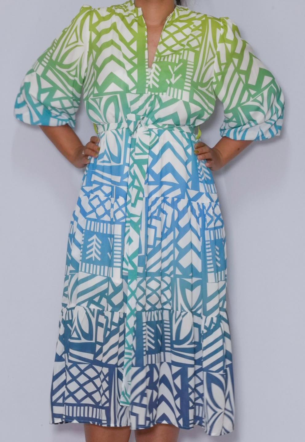 KP LD Dress Fanny Waveburst Wonderland