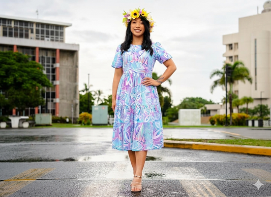 Koko Pacific Ladies Mita Dress - Orchid Lilac