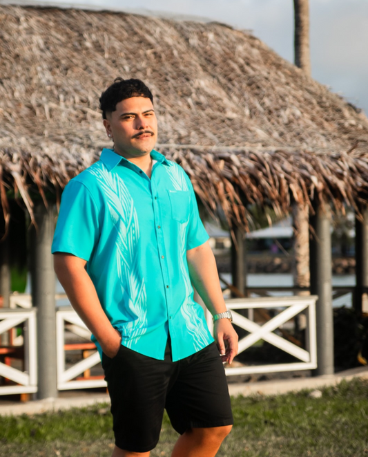 Koko Pacific Premium Elei Shirts s/s Mint Green