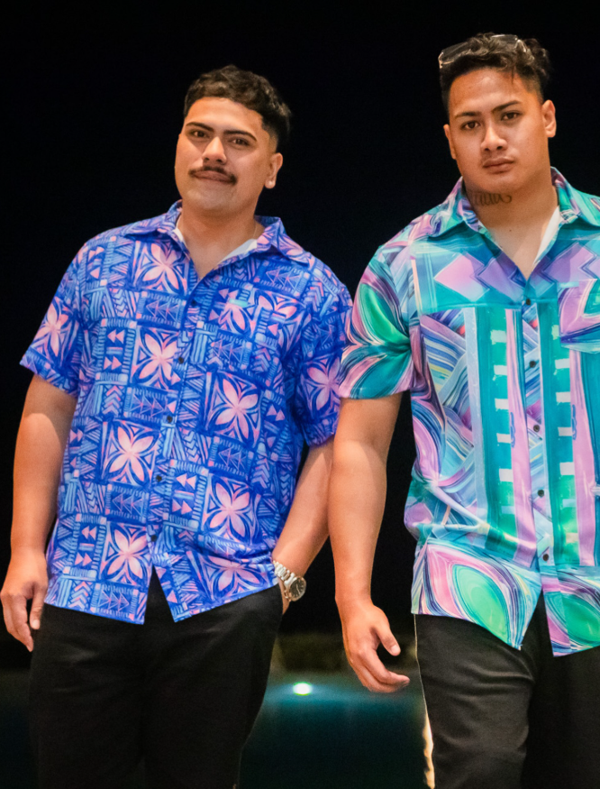 Koko Pacific Premium Elei Shirts s/s Rosy Blue