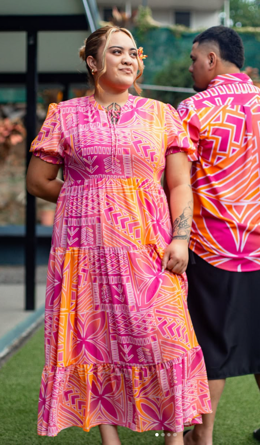 Koko Pacific Ladies Dress Pacific Daydream