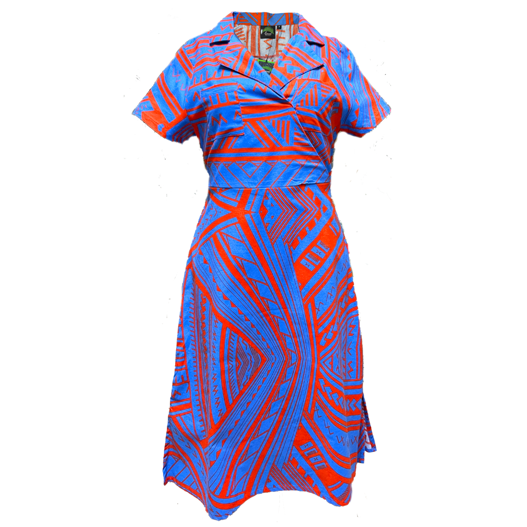 Eveni Pacific Ladies Kate Wrap Dress - Tipsy Blue