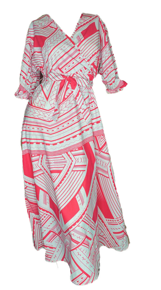 Eveni Pacific Ladies Julia Maxi Dress - Ken Pink