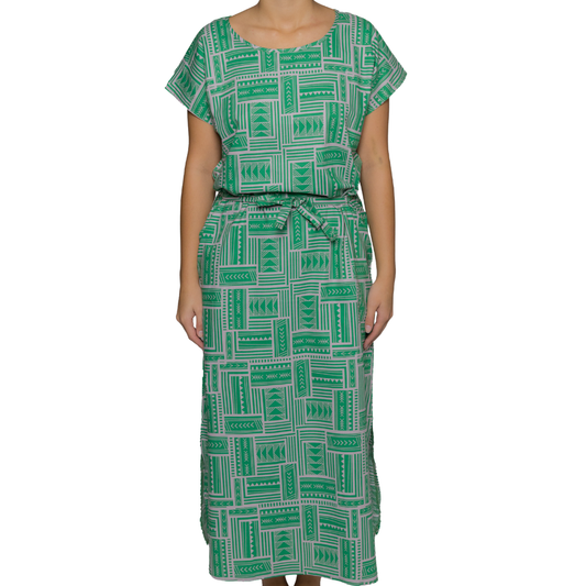 Eveni Pacific Ladies Kendall Maxi Dress - Green Brie