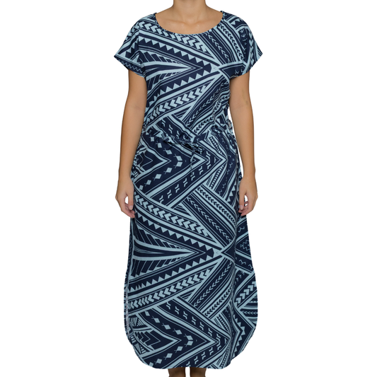 Eveni Pacific Ladies Kendall Maxi Dress - Navy Light