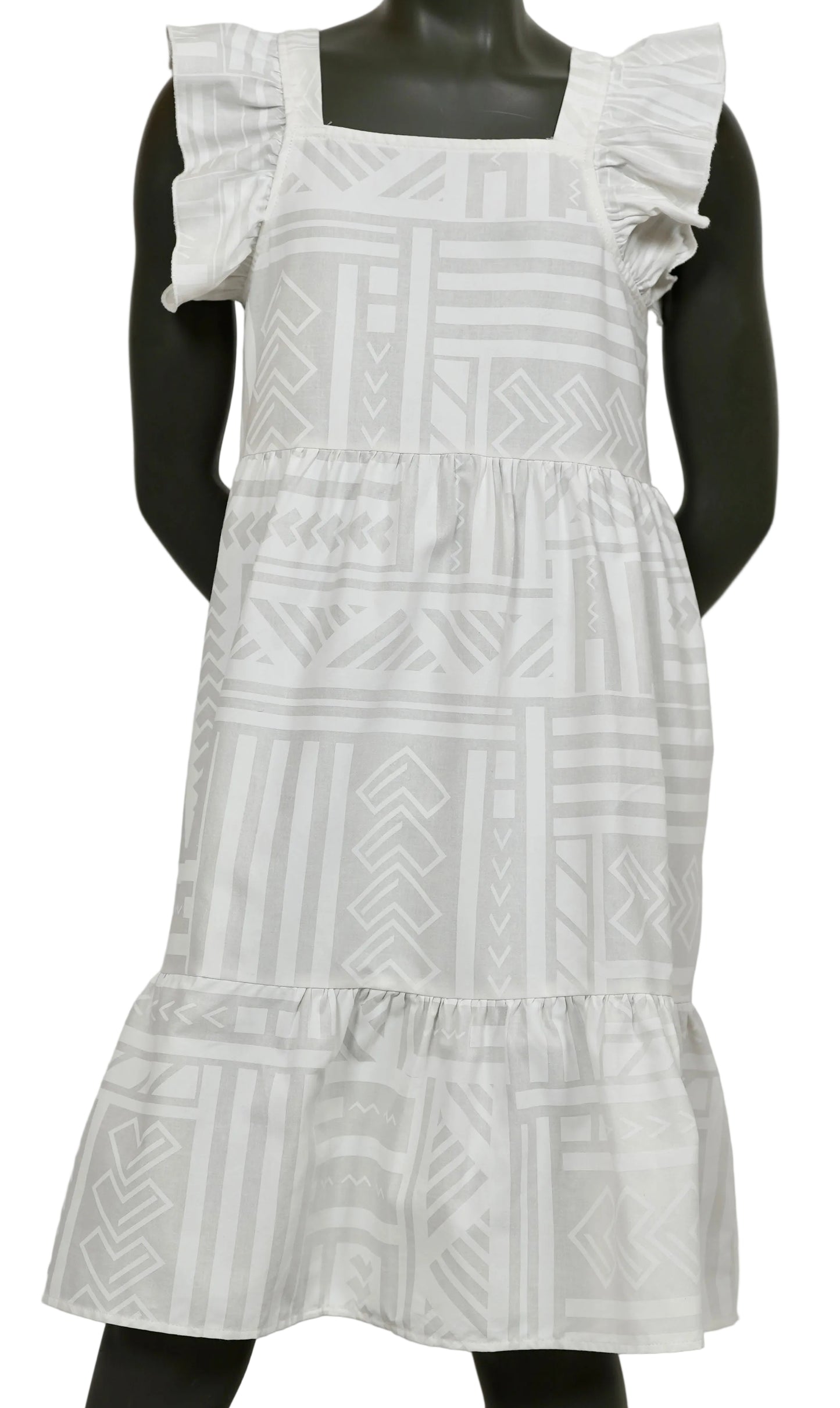 Eveni Kids Girls Amia Dress - Moonlit White