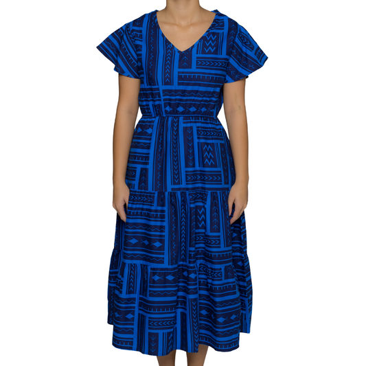 Eveni Pacific Ladies Leilani Dress - Mentos Blue