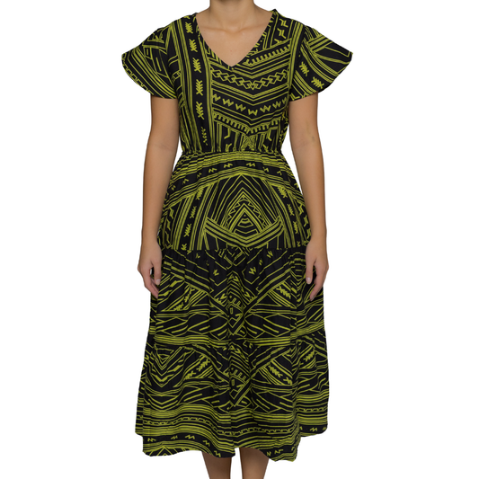 Eveni Pacific Ladies Leilani Dress - Yellow Tail