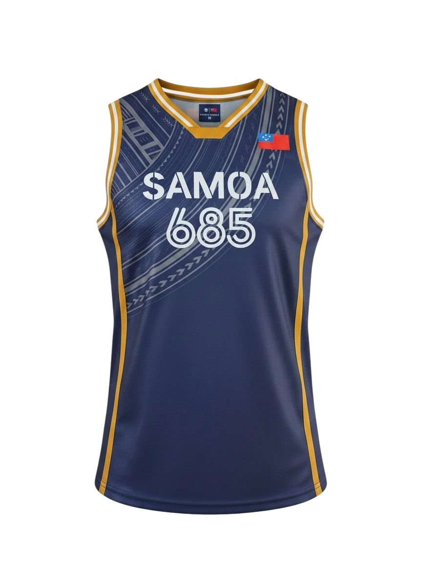 MKS Boys Basketball Jersey 35 Noble Navy