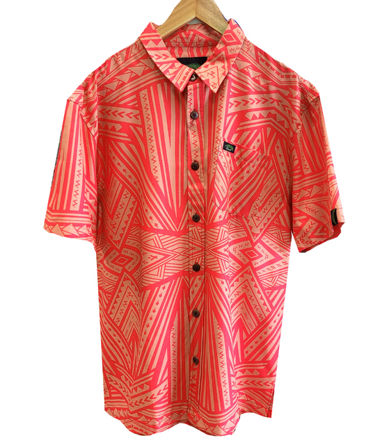 EVENI PACIFIC MENS CLASSIC SHIRT SS - MOUNT PINK