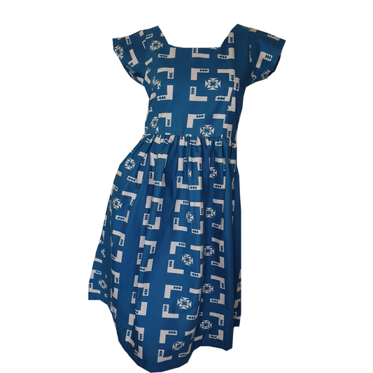 Eveni Pacific Ladies Midi Dress - Atlantic Blue
