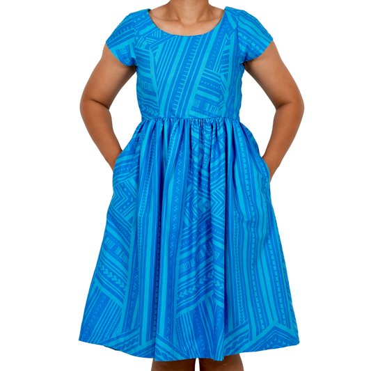 Eveni Pacific Ladies Midi Dress - Oceanic Obsession