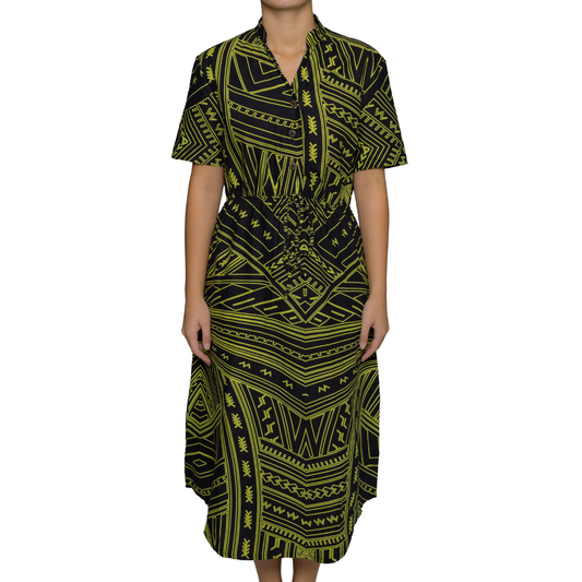 Eveni Pacific Ladies Nora Dress - Yellow Tail
