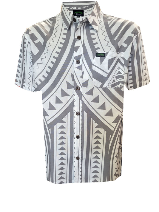 Eveni Pacific Men's Classic Elei Shirt - Illicit Grey