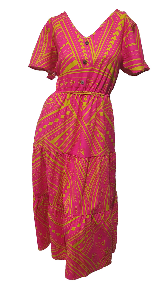 Eveni Pacific Ladies Leilani Dress - Paris Pink